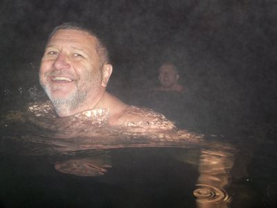 Plavání v ponorné říčce Punkvě, 9°C